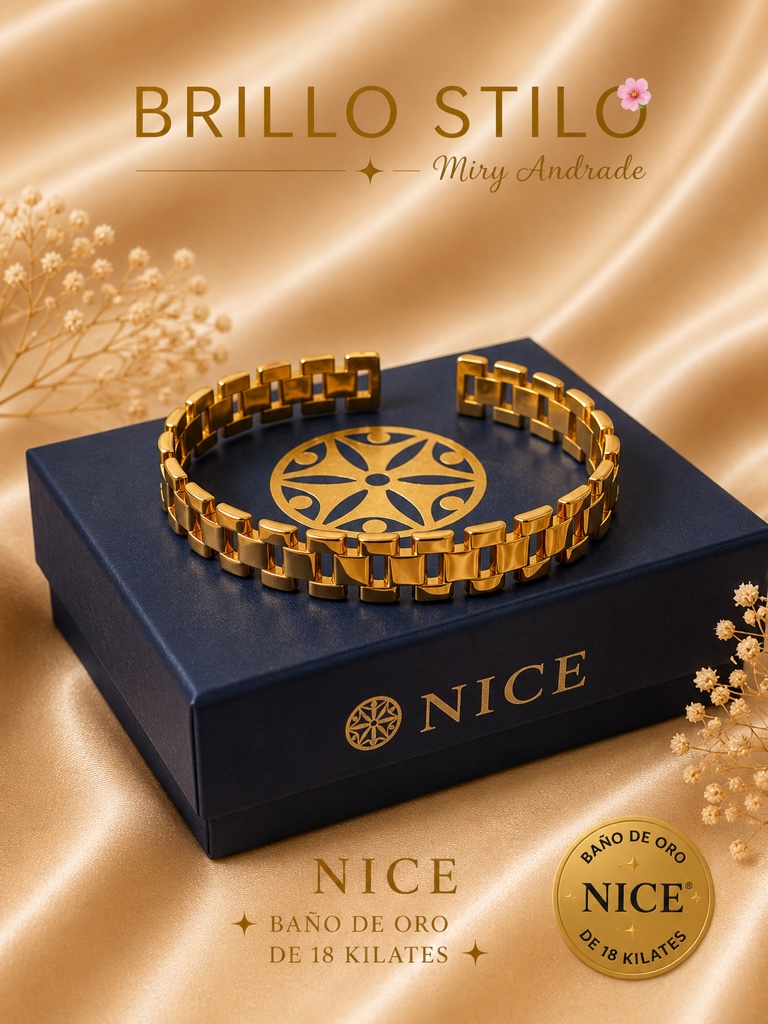 ✨ Brazalete Eslabón Imperial Nice ✨