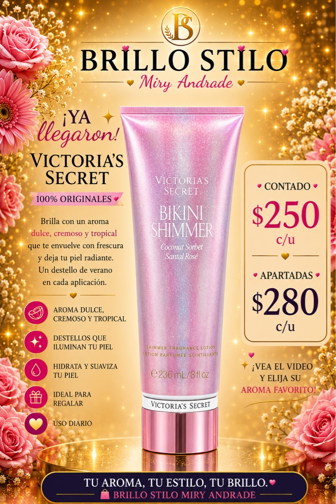 Victoria’s Secret Bikini Shimmer Fragrance Lotion 236 ml