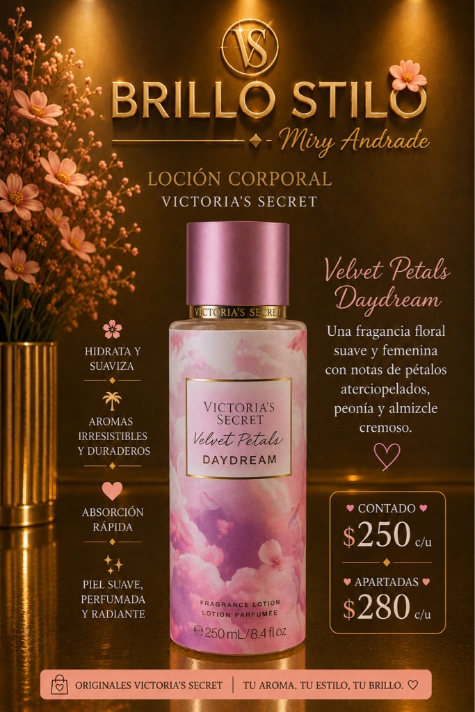 🌸 Velvet Petals Daydream – Loción Corporal Victoria’s Secret