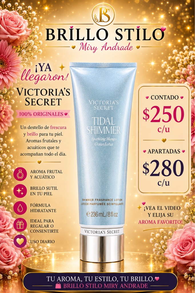 Victoria’s Secret Tidal Shimmer Fragrance Lotion 236 ml
