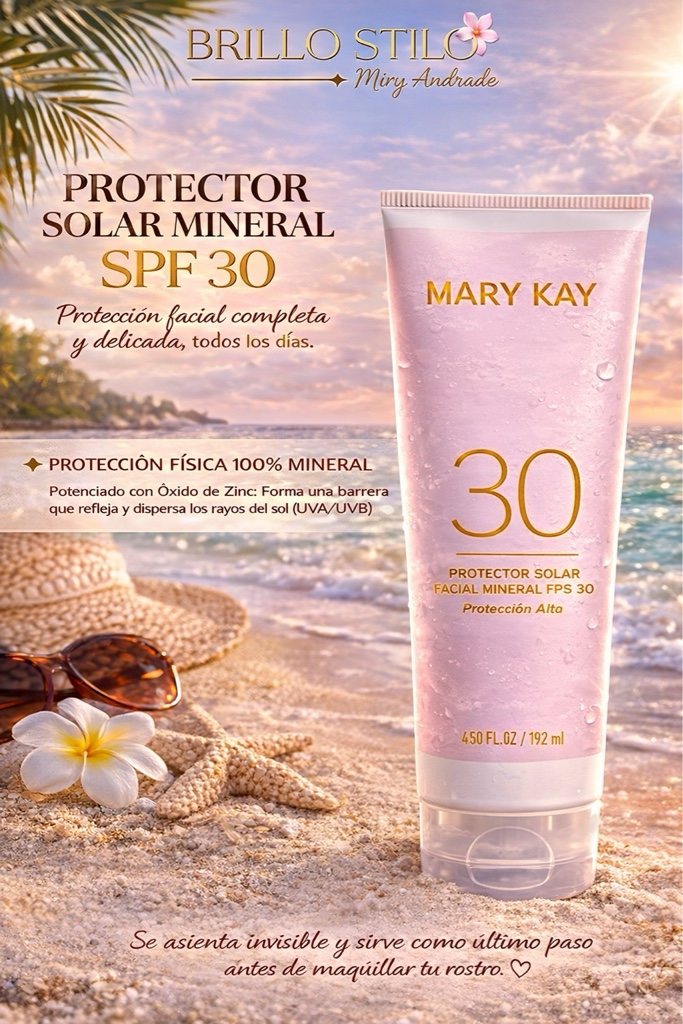 Protector Solar Facial Mineral FPS 30 Mary Kay®