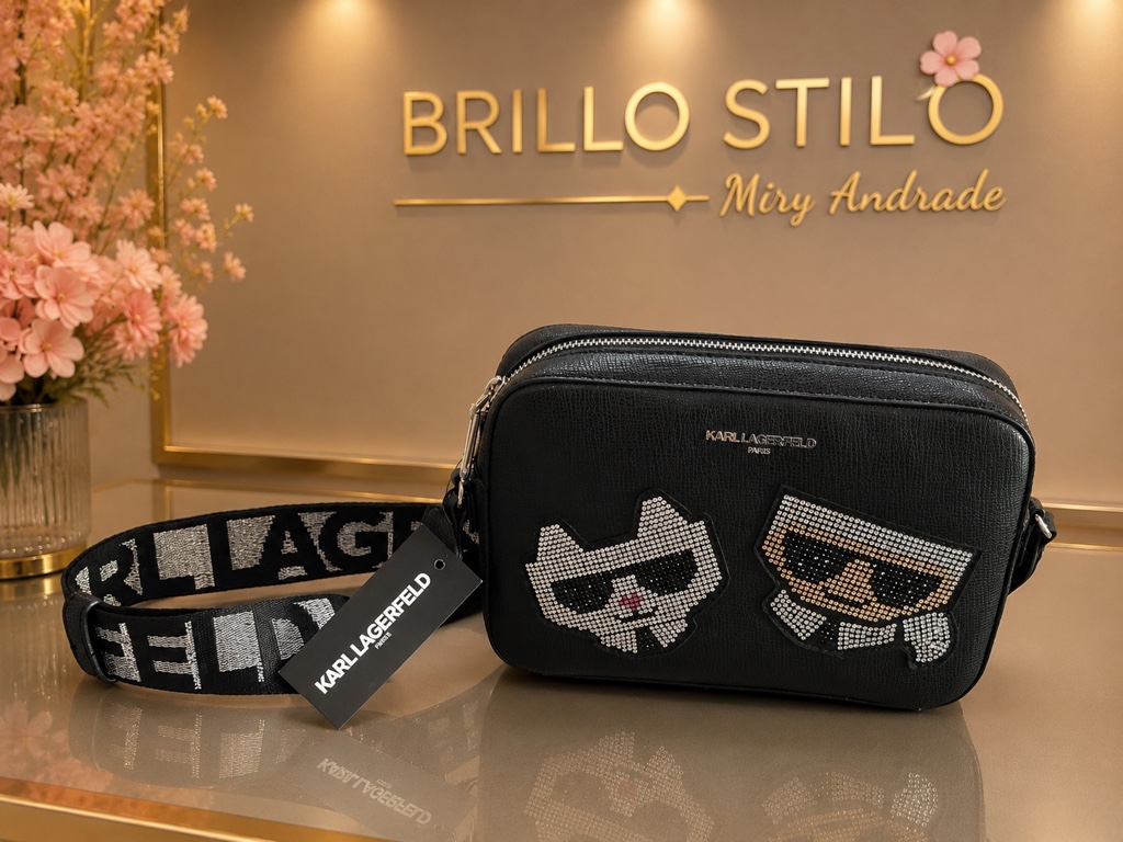 🖤 Bolsa Crossbody Karl Glam ✨