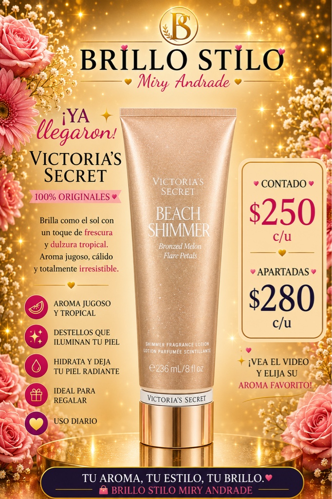 Victoria’s Secret Beach Shimmer Fragrance Lotion 236 ml
