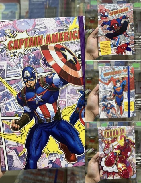 Cuaderno Marvel superheroes