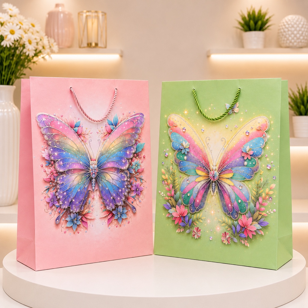 Bolsa de regalo mariposa medianas