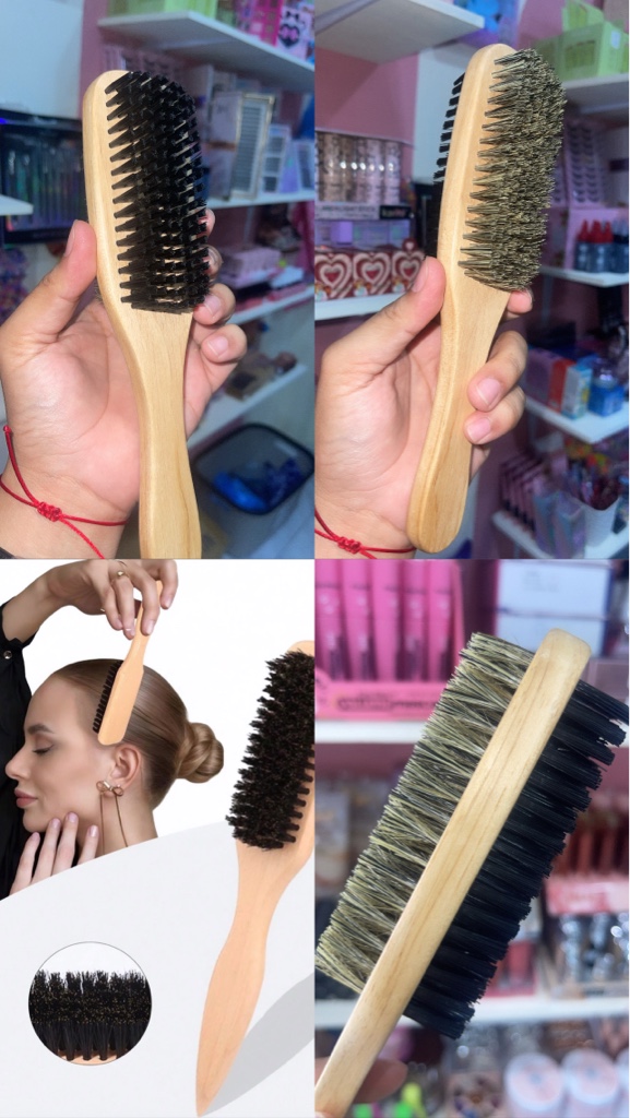 Cepillo de madera para cabello