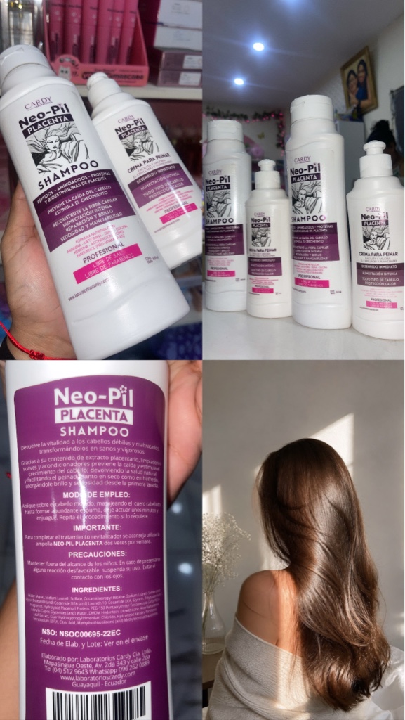 Cardy Neo-Pil Placenta shampoo y crema