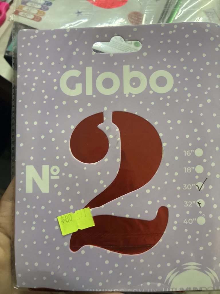 Globo rojo Nº 2