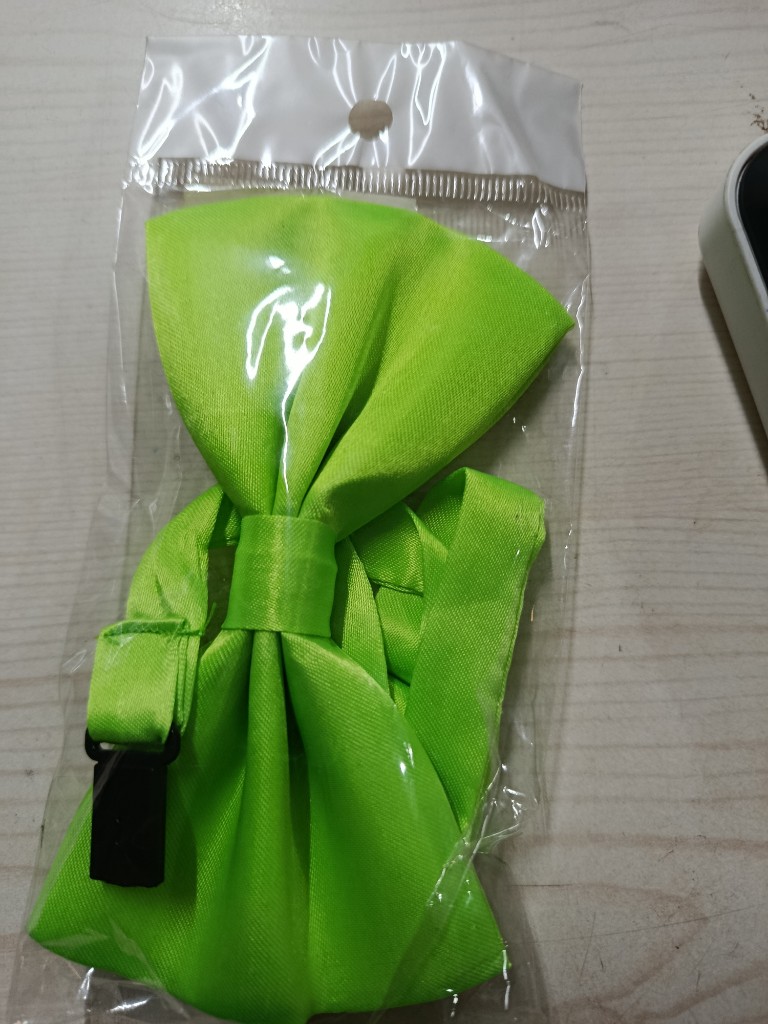 Moño verde neón