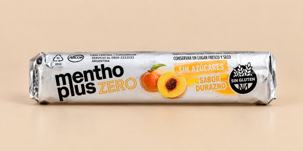 Mentho Plus Zero durazno