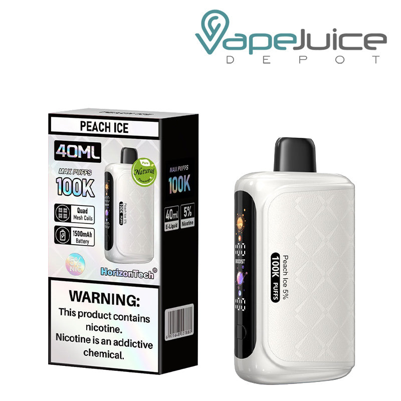 VapeJuice Depot Peach Ice blanco