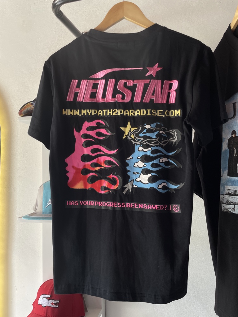 HELLSTAR camiseta negra talla M