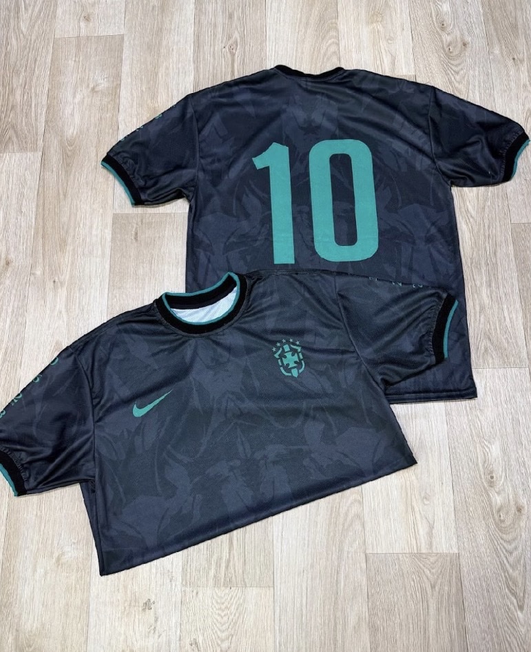Camiseta Nike negra futbol xl y L