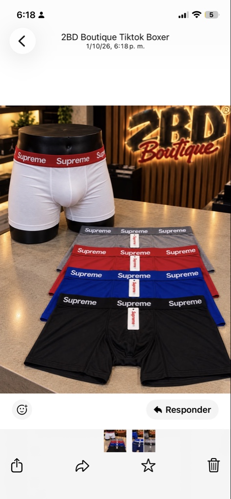 Supreme boxer importado