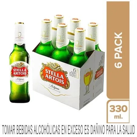 Cerveza Stella Artois Botella 355ml
