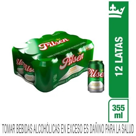 Cerveza Pilsen Twelve Pack 355ml