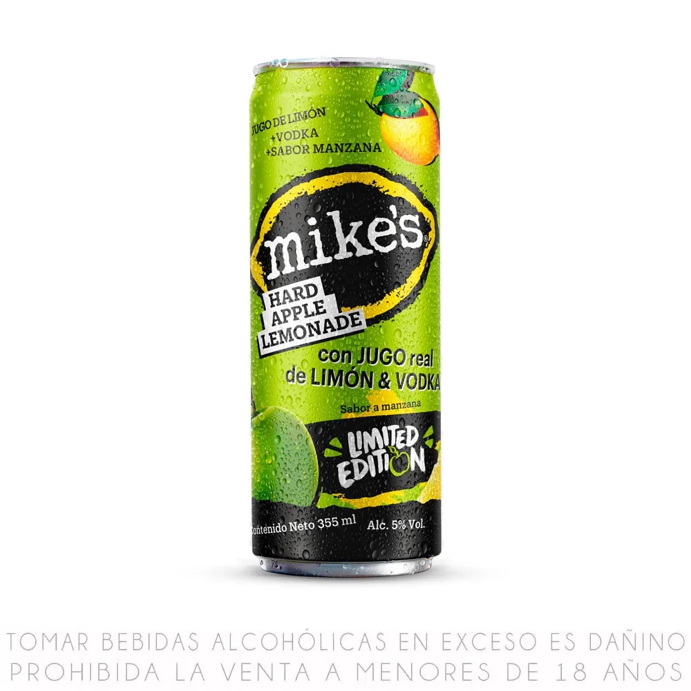 Mikes Hard Apple Lemonade lata 355ml