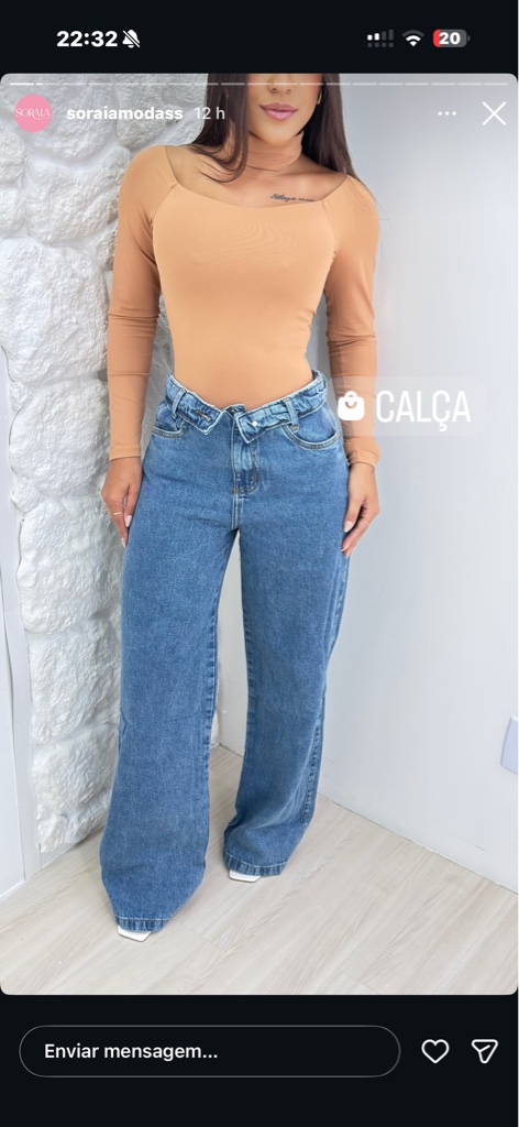 Calca aberta Blessemih