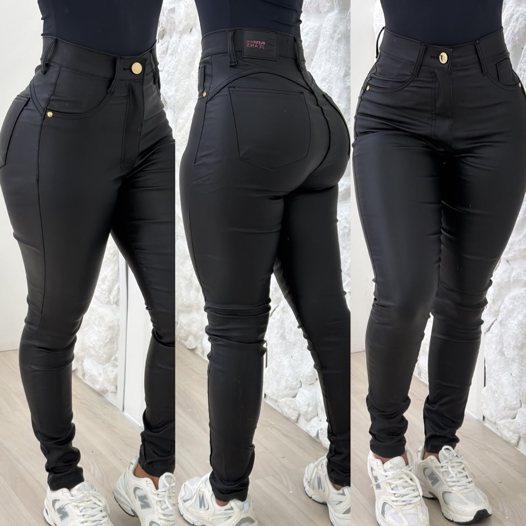 Calça couro Blessemih