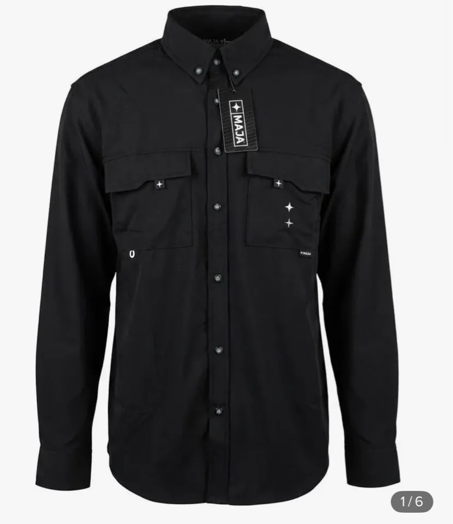 Camisa maja manga larga