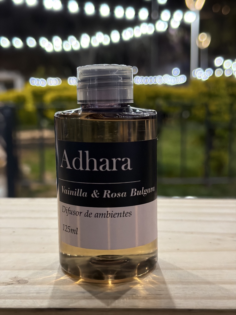 Difusor 125ml vainilla y Rosa búlgara
