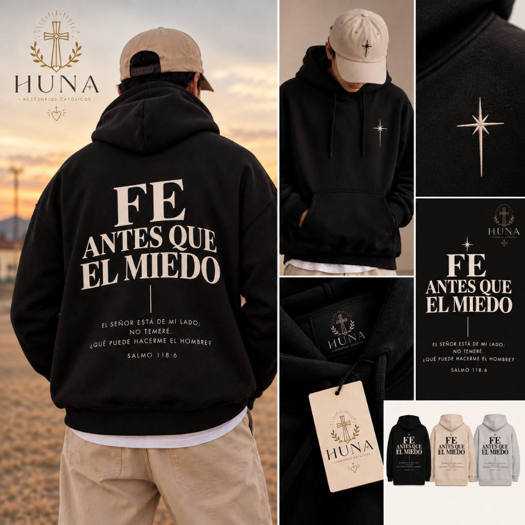 Fe antes que miedo| sudadera