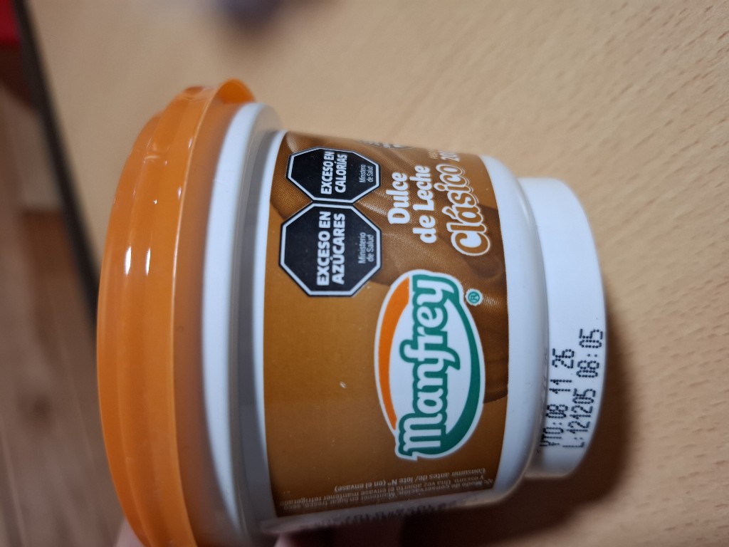 Dulce de leche manfrey x 200 grs