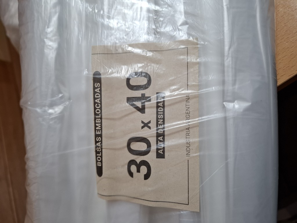 Bolsa plastica 30 x 40  x 1000 unid,