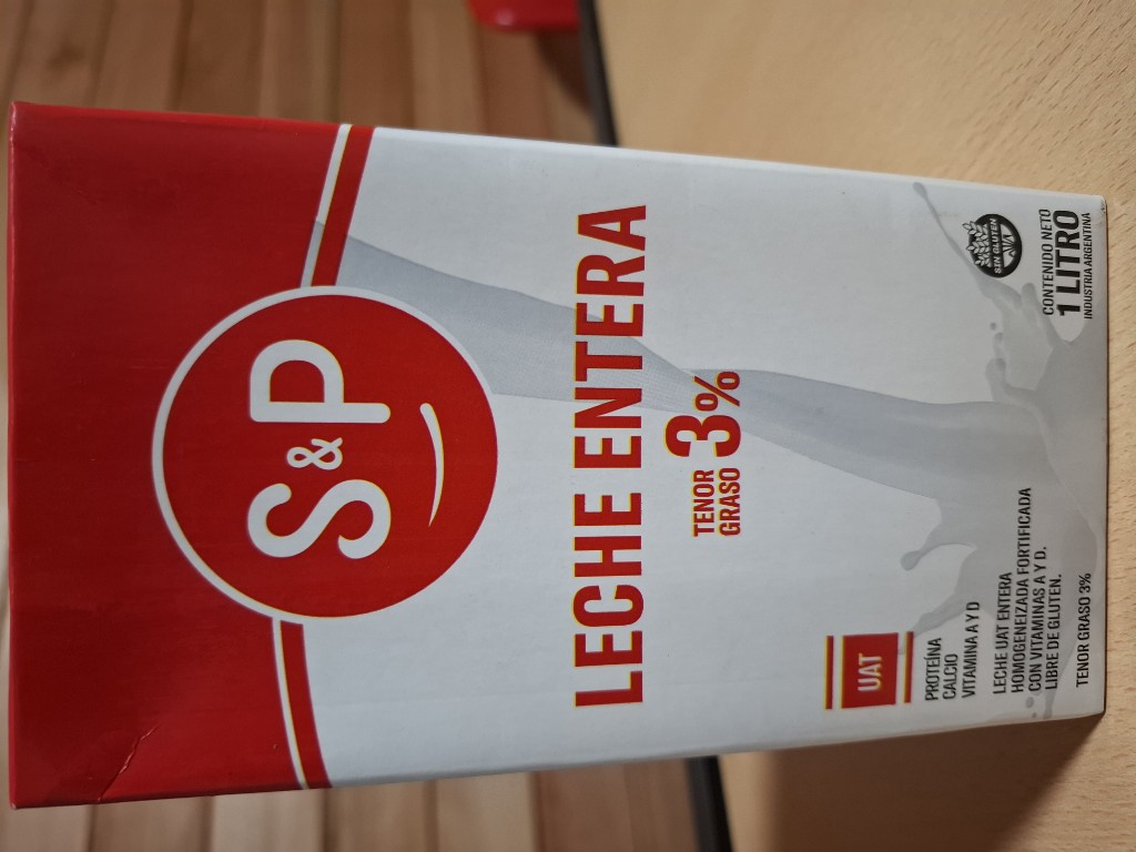 Leche S/P entera x 1 lts
