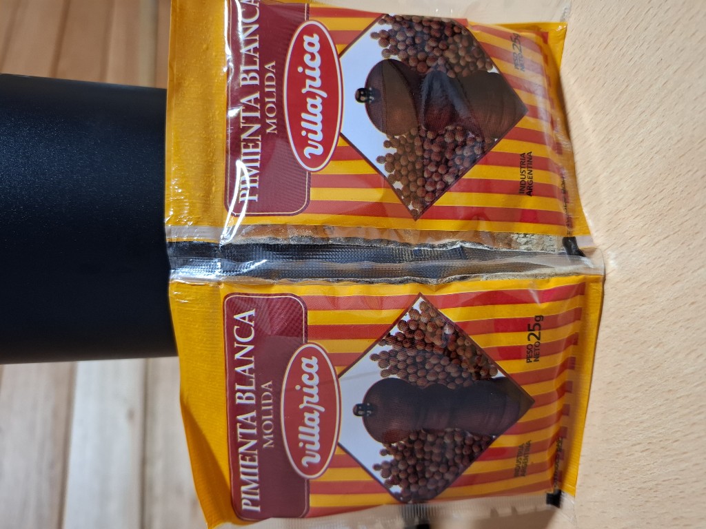 Villa rica pimienta blanca x 25 grs