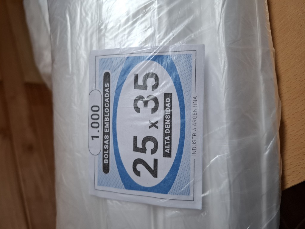 Bolsa plastica 25x35 x 1000 unid