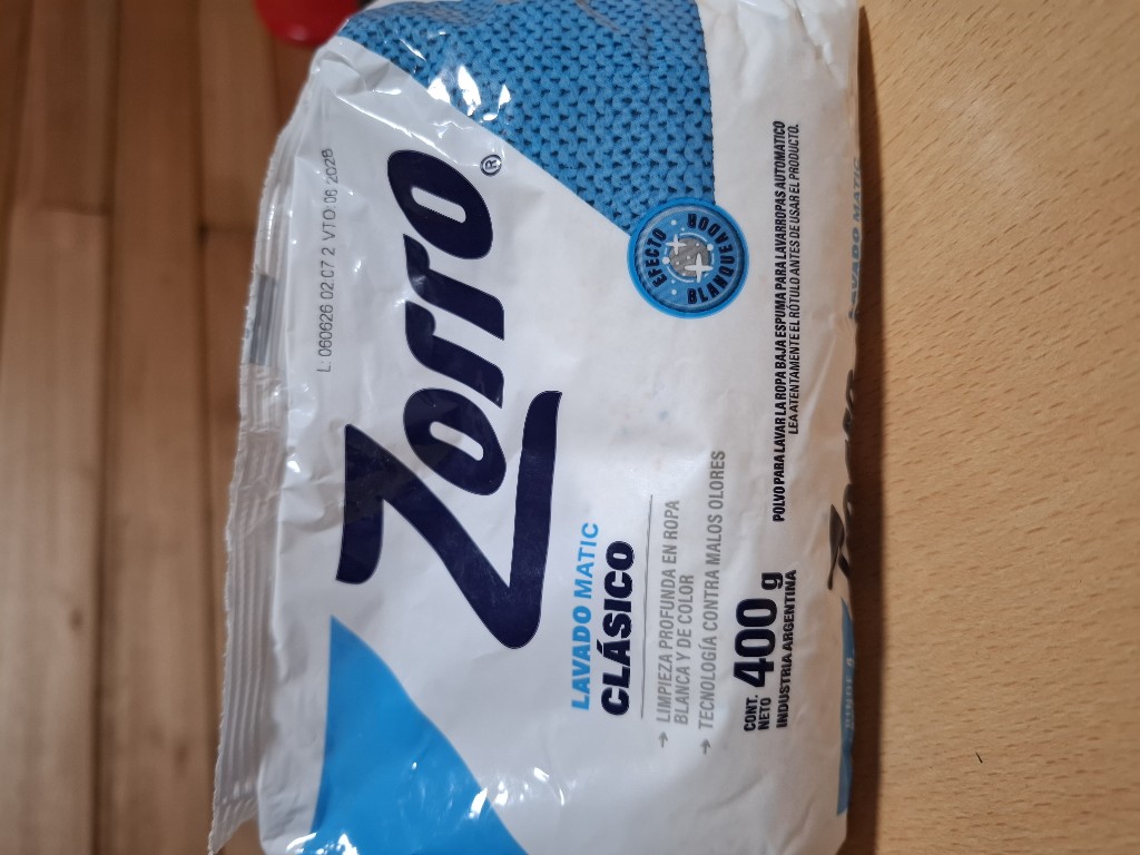 jabon p, zorro clásico matic x 400 grs