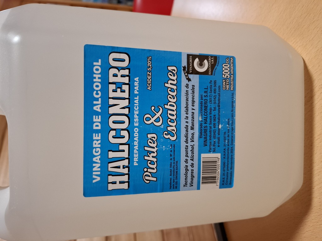 Vinagre halconero x 5 lts