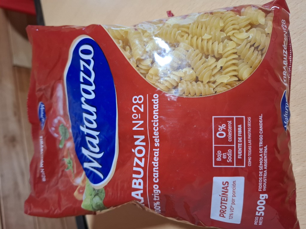 Fideo matarazzo tirabuzon x 500 grs