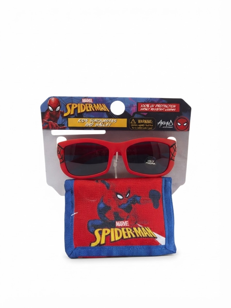 Gafas rojas + Billetera Spiderman