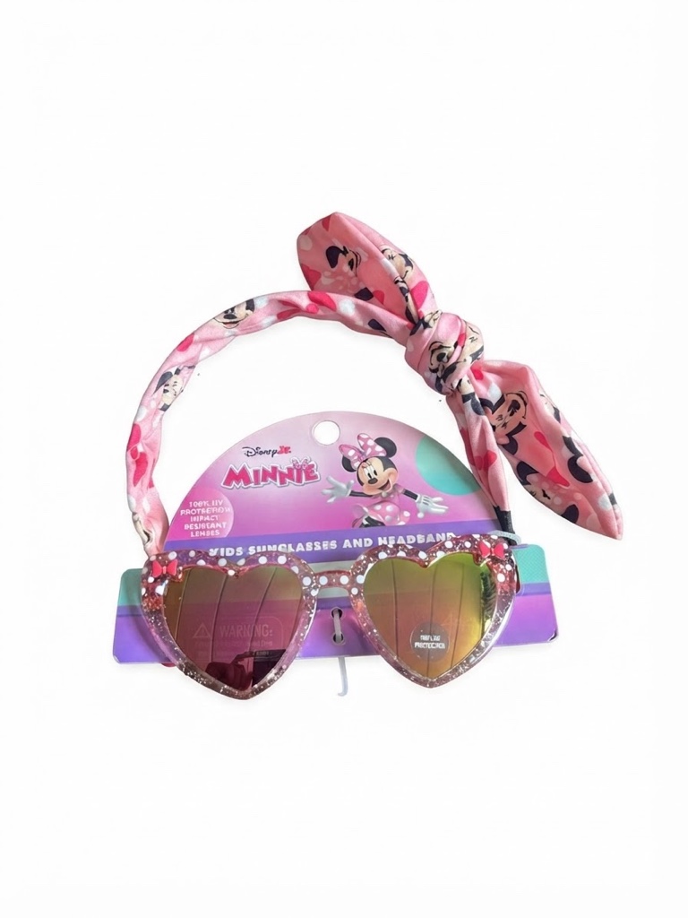 Balaca Minnie + gafas rosadas