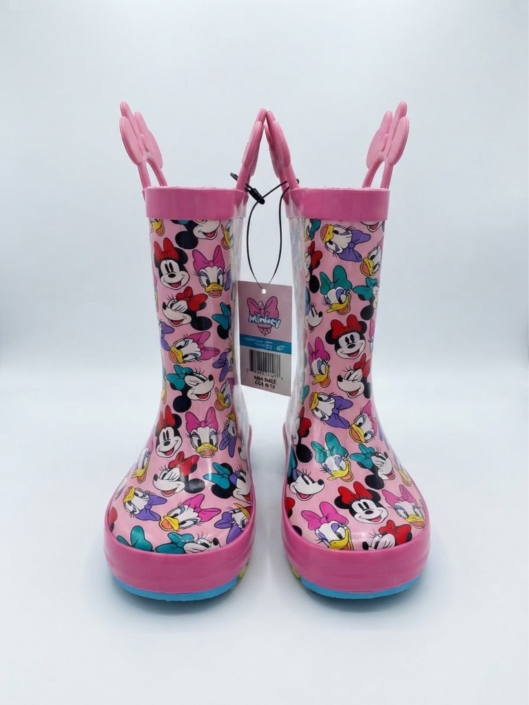 Botas de lluvia rosadas Minnie