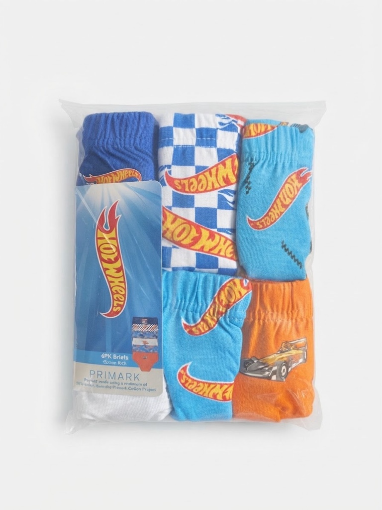 Calzoncillos niños Hot Wheels pack 6