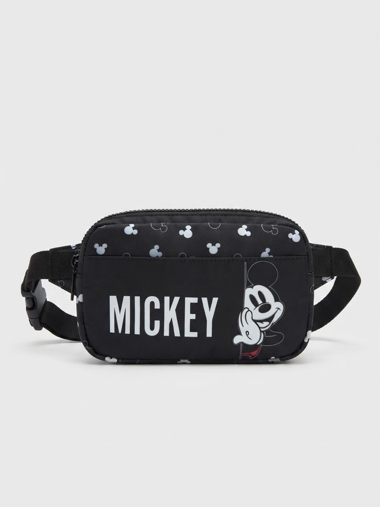 Bolso tipo Koala Minnie mouse negro