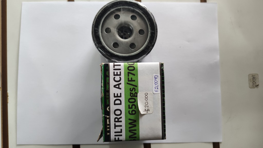 Filtro de aceite bmw650gs/F700gs HF160