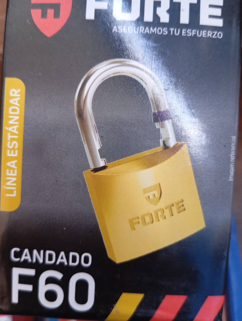 Forte candado F60 dorado