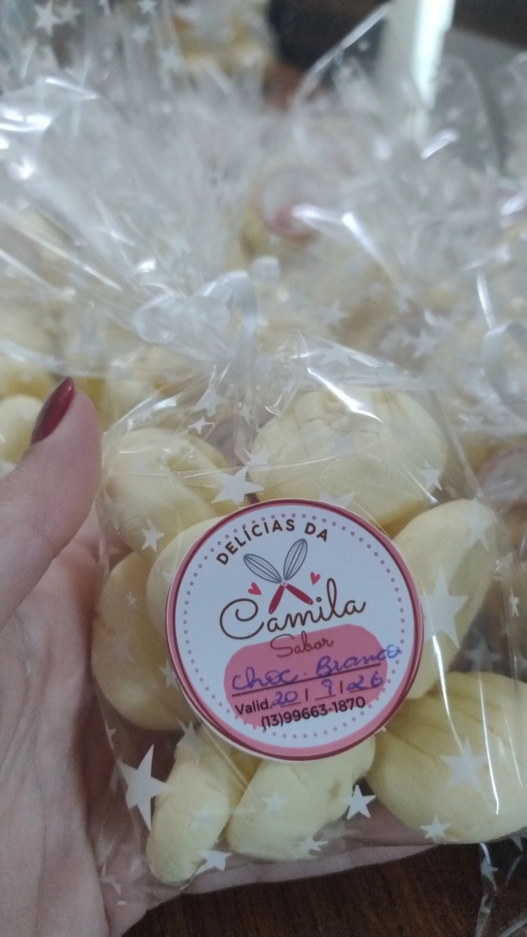 Broinha Gotas de Chocolate Branco