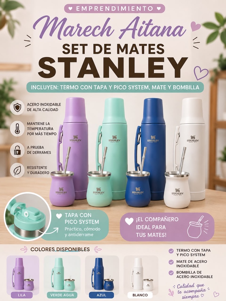 Stanley set de mates colores