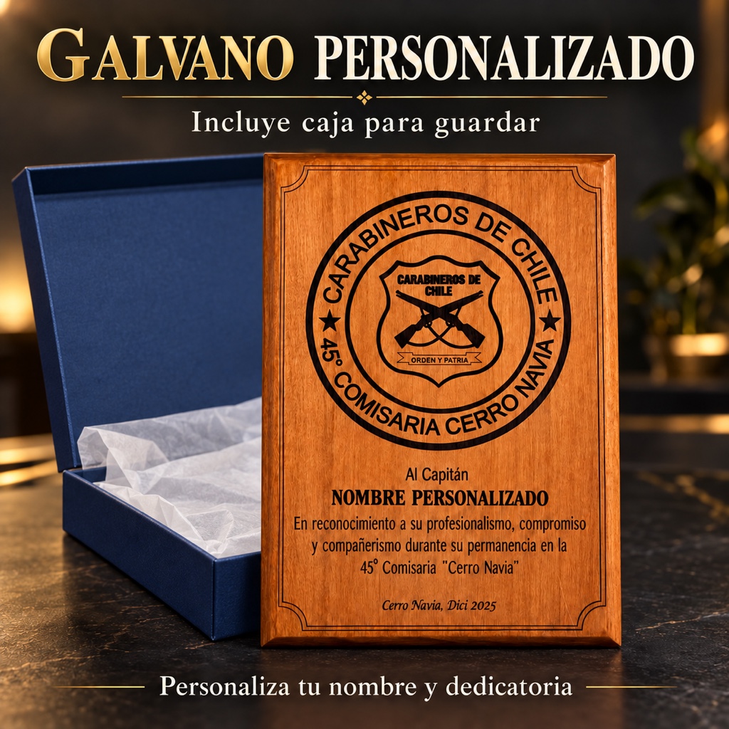 Galvano personalizado