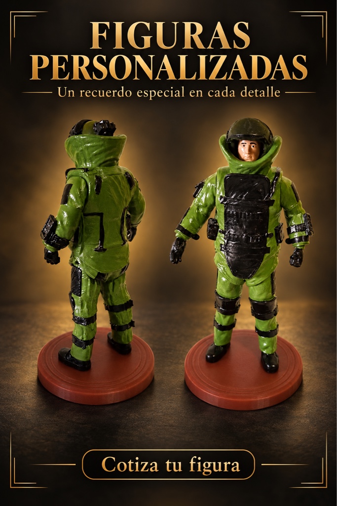 Figura GOPE antibombas