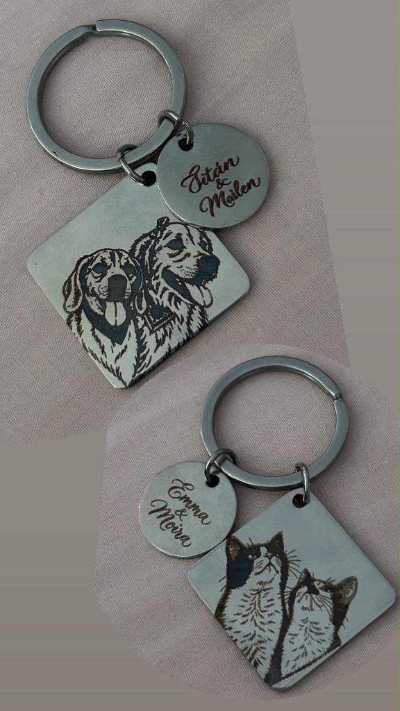 Llavero personalizado mascotas
