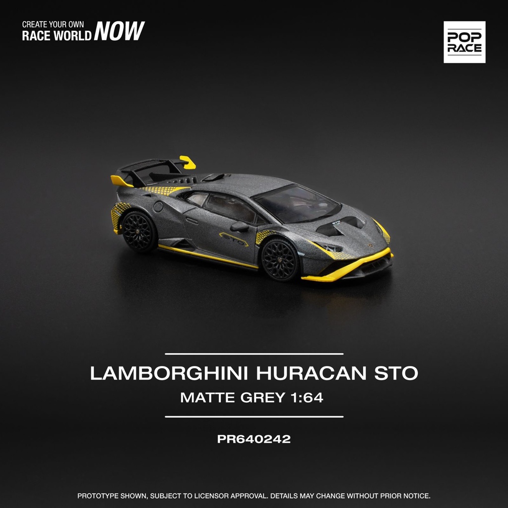 POP RACE LAMBORGHINI HURACAN STO GRAY