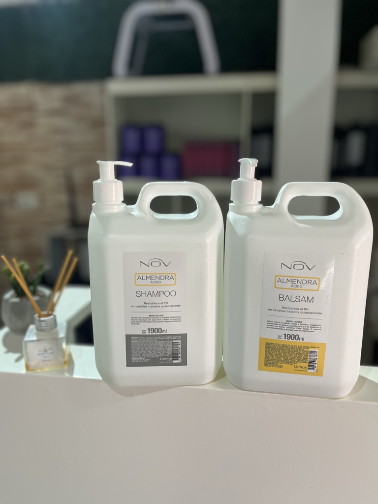 NOV Almendra ácido shampoo y balsamo 1900ml