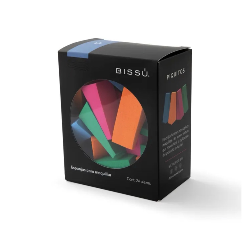 BISSU ESPONJA PIQUITOS DE COLORES