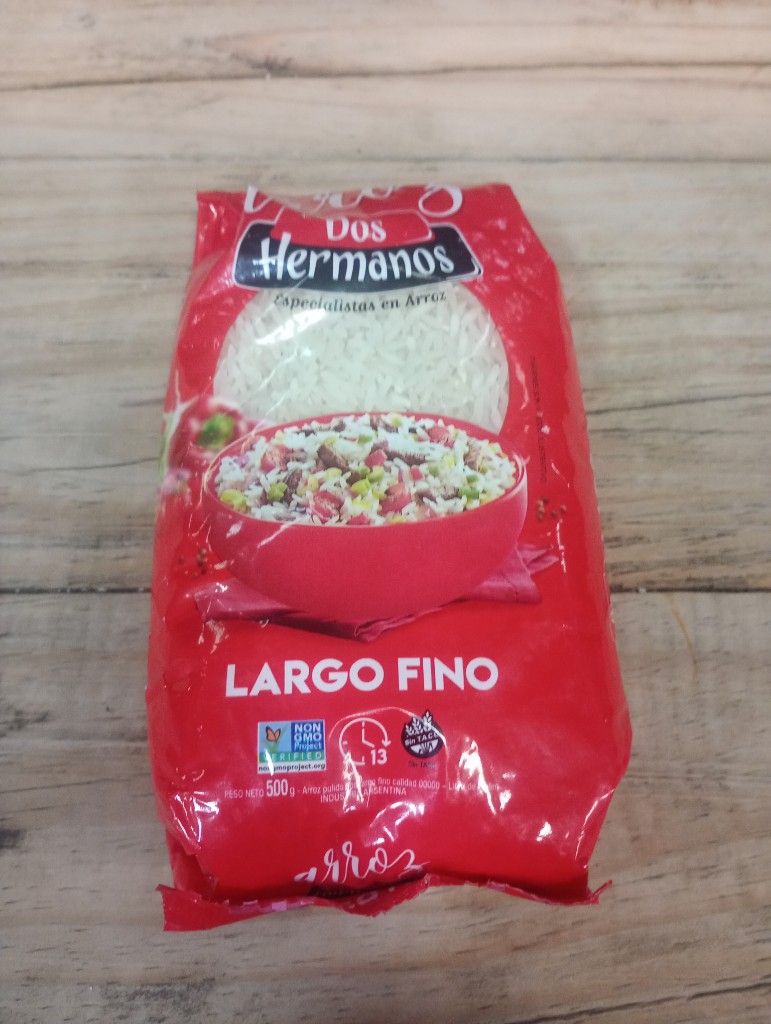 Dos Hermanos arroz largo fino 500g